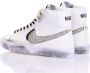 Nike Witte Grijze Sneakers Handgemaakt Eco-Leer White Heren - Thumbnail 1