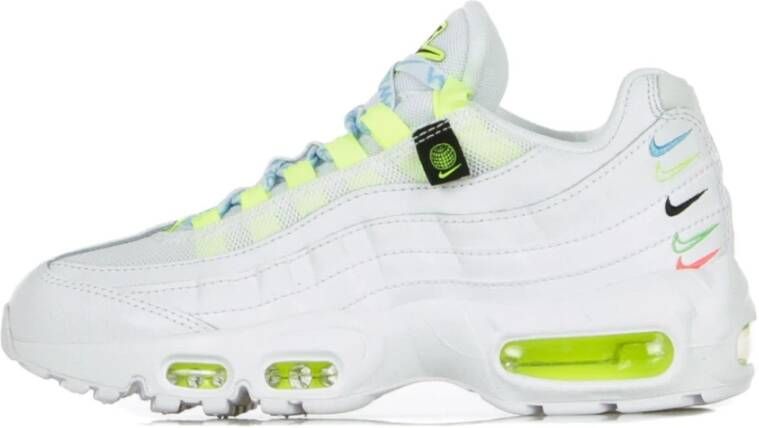 Nike Witte lage schoen met blauwe furie White Dames