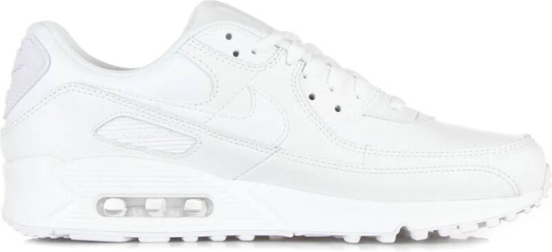 Nike Witte Leren Lage Sneaker White Heren