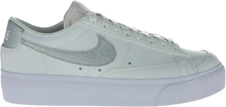 Nike Witte Print Sneakers voor Dames Wit Dames