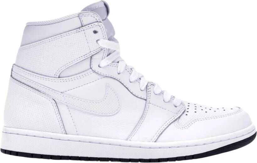 Nike Witte Retro Air Jordan 1 Limited Edition White Heren