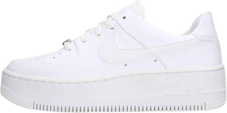 Nike Witte Sage Air Force 1 Sneakers White Heren