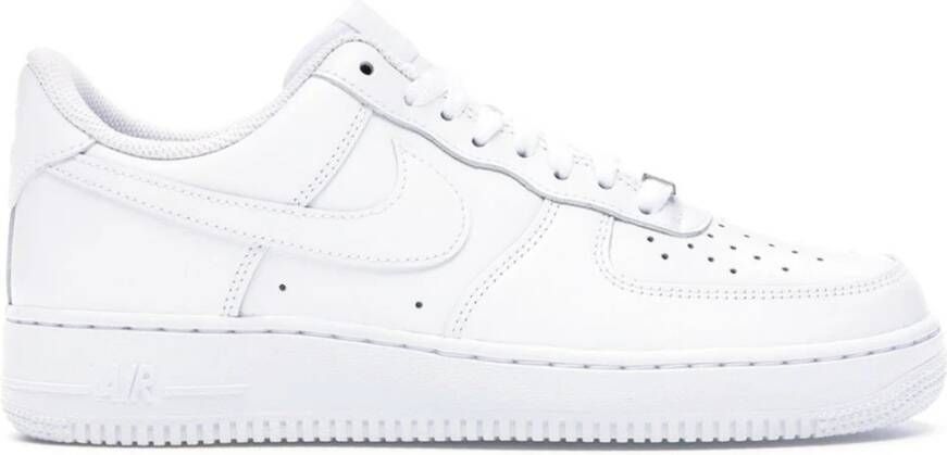 Nike Witte Sneakers Schuimzool Rubberen Buitenzool White Heren