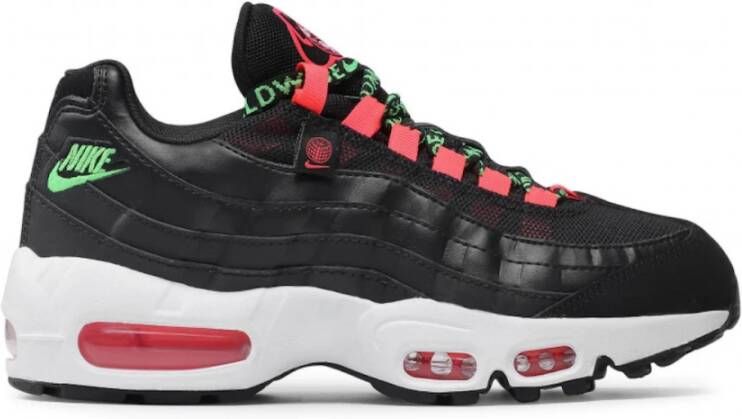 Nike Air Max 95 Dames Black Flash Crimson White Green Strike Dames