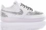 Nike Zilver Witte Sneakers Dames Schoenen Gray Dames - Thumbnail 1