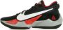 Nike Zoom Freak 2 Basketbalschoenen Zwart Wit Rood Black Heren - Thumbnail 1