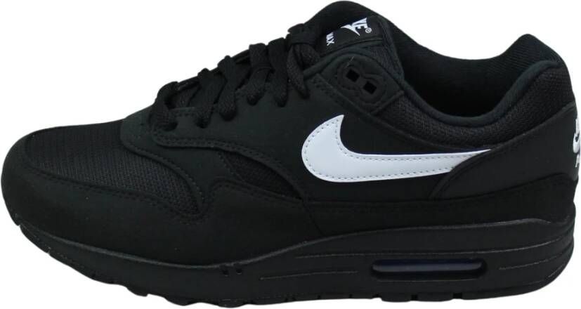 Nike Zwart & Wit Air Max 1 Sneakers Black Heren