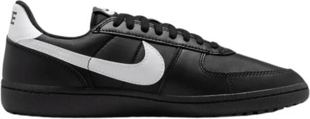 Nike Zwart en Wit Field General Sneakers Black Heren