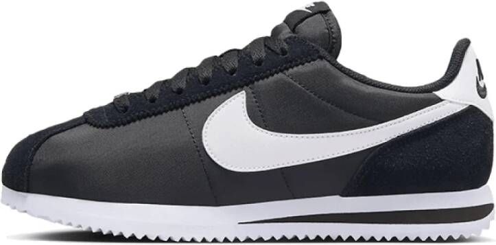 Nike Zwart Wit Nylon Sneakers Black Heren