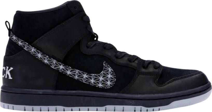 Nike Zwarte Bar Limited Edition Hoge Tops Black Heren