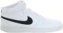 Nike Zwarte Court Vision Mid Sneakers White Heren - Thumbnail 1