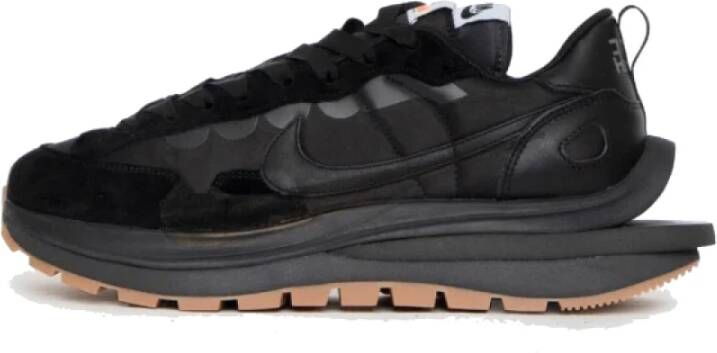 Nike "Zwarte Gum Vaporwaffle Sneakers" Zwart Heren