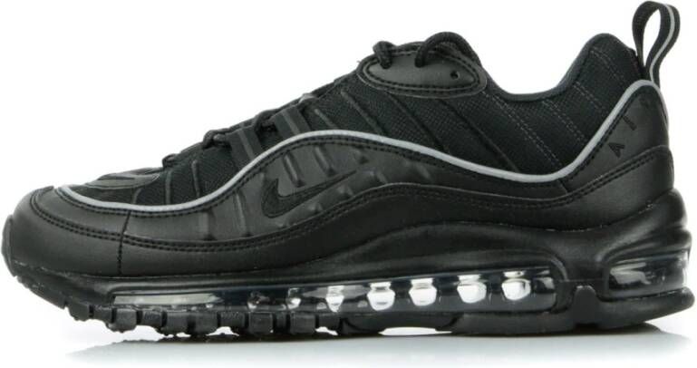 Nike Zwarte lage schoen Air Max 98 Black Dames