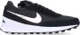 Nike Zwarte lage sneaker met leren swoosh Black Heren - Thumbnail 1