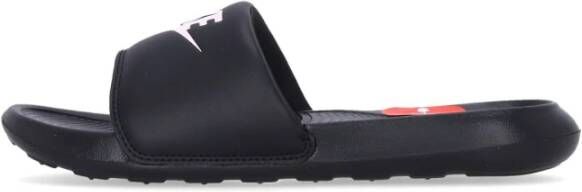 Nike Zwarte Slide Pantoffels met Arctic Pink Detail Black Dames