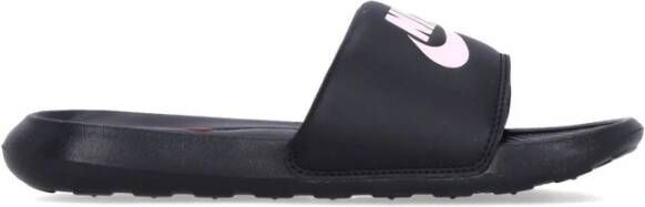 Nike Zwarte Slide Pantoffels met Arctic Pink Detail Black Dames