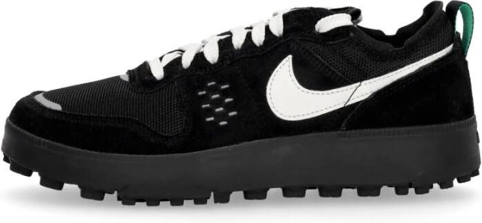 Nike Zwarte Sneakers met Groene Accenten Black Heren