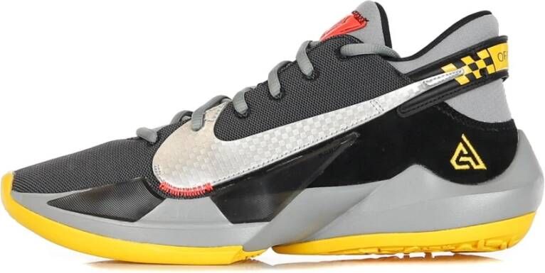 Nike Zoom Freak 2 Black Metallic Silver Particle Grey Schoenmaat 40 Basketball Performance Mid CK5424 006