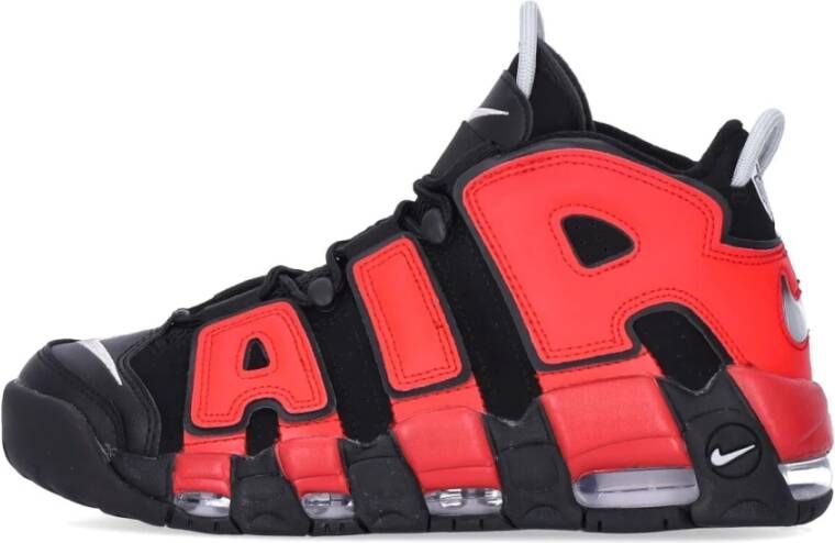 Nike Zwarte Uptempo 96 Sneakers Multicolor Heren