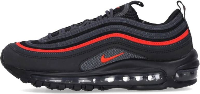 Nike Zwart Picante Rood Air Max 97 Sneakers Black Heren