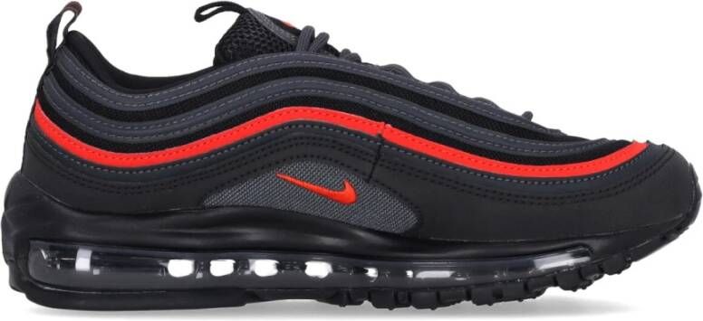 Nike Zwart Picante Rood Air Max 97 Sneakers Multicolor Heren