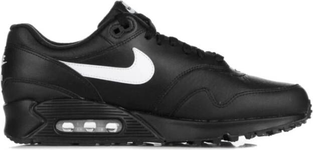 Nike Zwart Wit Air Max 90 1 Lage Schoen Black Heren