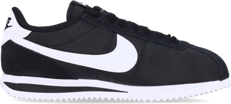 Nike Zwart Wit Nylon Sneakers Black Heren