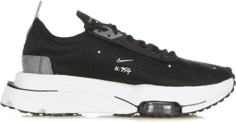 Nike Zwart Wit Lage Sneakers met Zoom Air Black Heren