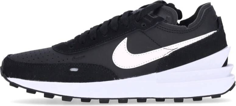 Nike Zwart Wit Waffle One LTR Sneaker Black Heren