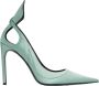 Nina Ricci Satijnen Pumps MET Strik Green Dames - Thumbnail 1