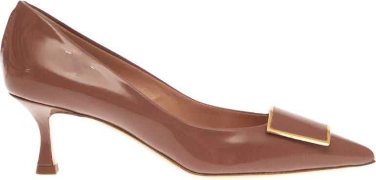 Ninalilou Beige Pump Schoenen Aw23 Brown Dames