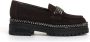 Ninalilou Ebony Suède Loafer met Strass Brown Dames - Thumbnail 1