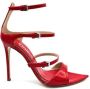 Ninalilou Rode Lakleren Stiletto Sandaal Red Dames - Thumbnail 1