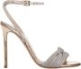 Ninalilou Spiegelsandalen voor glamoureuze stijl Beige Dames - Thumbnail 1