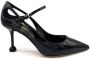 Ninalilou Zwarte lakleren hakken 7cm Black Dames - Thumbnail 1