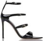 Ninalilou Zwarte Lakleren Stiletto Sandaal Black Dames - Thumbnail 1