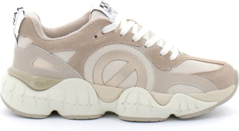 No Name Krazee Runner Sneakers Beige Dames