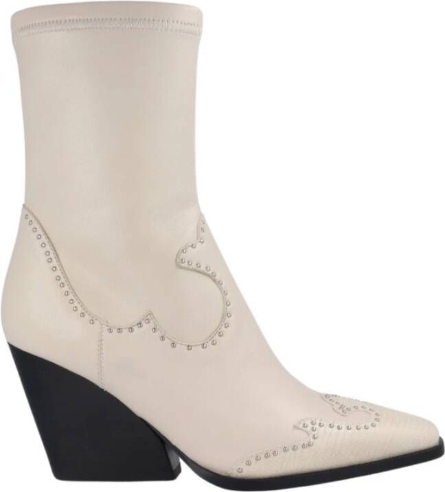 Noa Harmon Cowboy Boots White Dames
