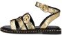 NOA HARMON Sandalen Dames 9737 Maat: 41 Materiaal: Leer Kleur: Goud - Thumbnail 2