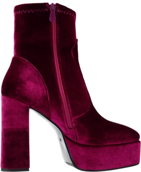 Noa Harmon Heeled Boots Pink Dames