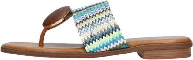 Noa Harmon Kleurrijke Zomer Slippers Multicolor Dames