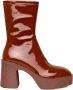 Noa Harmon Heeled Boots Brown Dames - Thumbnail 8