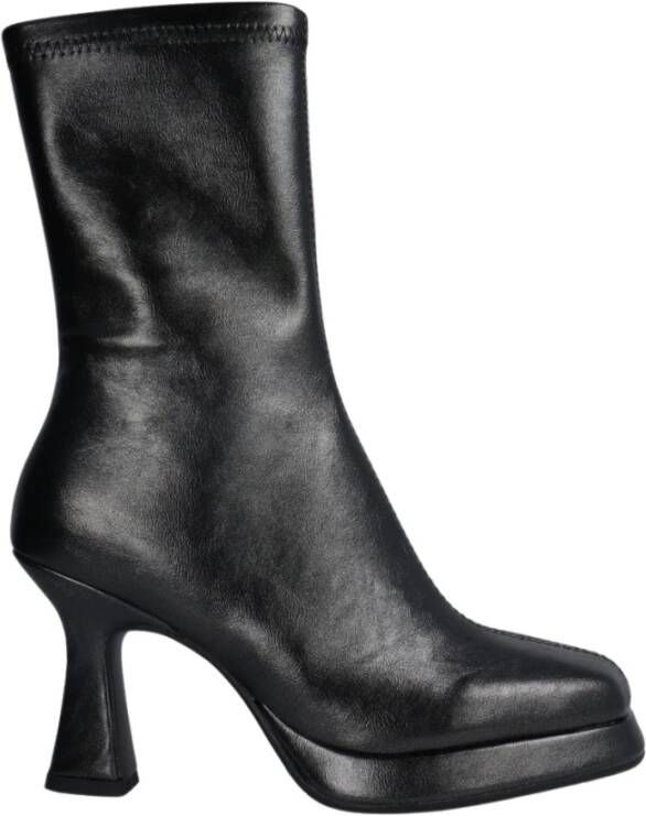 Noa Harmon Metallic Stretch Laars in Zwart Black Dames