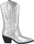 Noa Harmon Metallic Studded Boot Gray Dames - Thumbnail 1