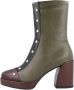 Noa Harmon Platform Heeled Boots Green Dames - Thumbnail 2