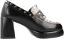 Noa Harmon Platform Moccasin Pumps Black Dames - Thumbnail 1