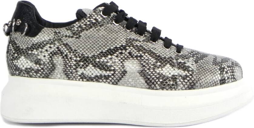 Noa Harmon Rock Python Sneakers Gray Dames