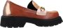 Noa Harmon Stijlvolle dikke zool loafers voor vrouwen Brown Dames - Thumbnail 1