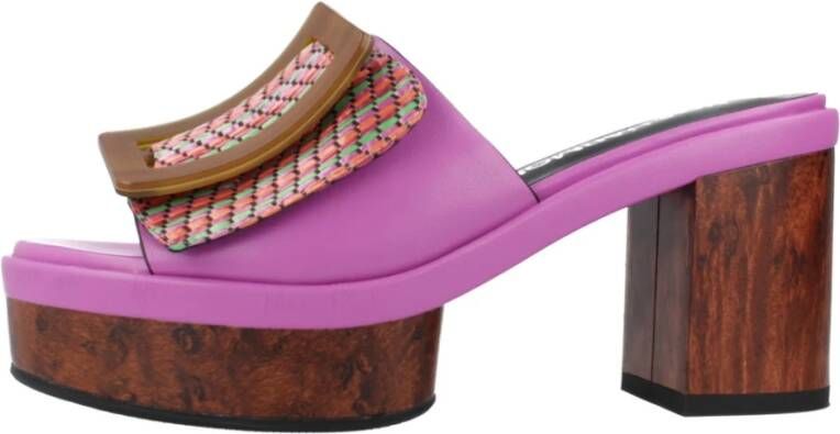 Noa Harmon Stijlvolle heeled mules voor vrouwen Multicolor Dames