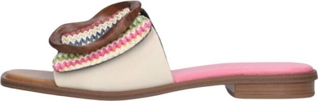 Noa Harmon Zomer Stro Slippers Multicolor Dames